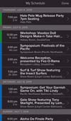 App personalized schedule