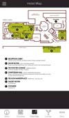 Hotel map in app